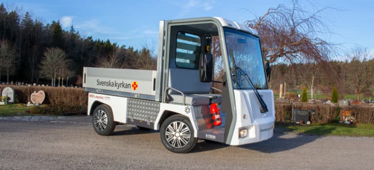 E-TRON AB fortsätter leverera eldrivna arbetsfordon till Svenska Kyrkan