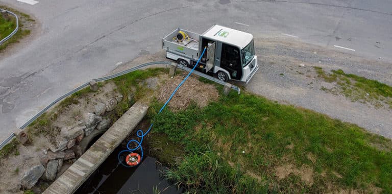 Elfordon för cirkulär bevattning levererat till Tierps Energi & Miljö