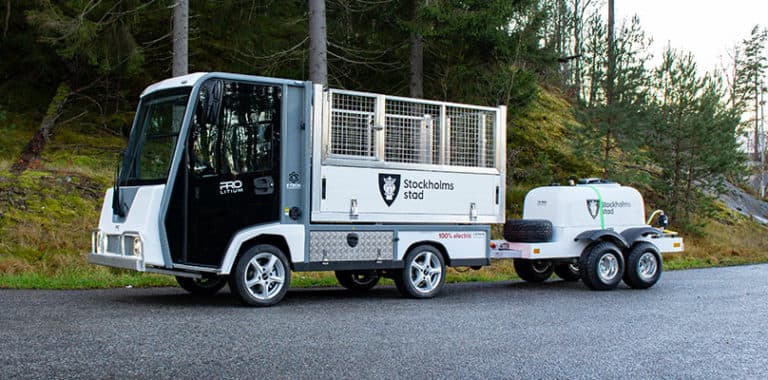 PRO Litium 3800 med tanktrailer till Stockholms Stad