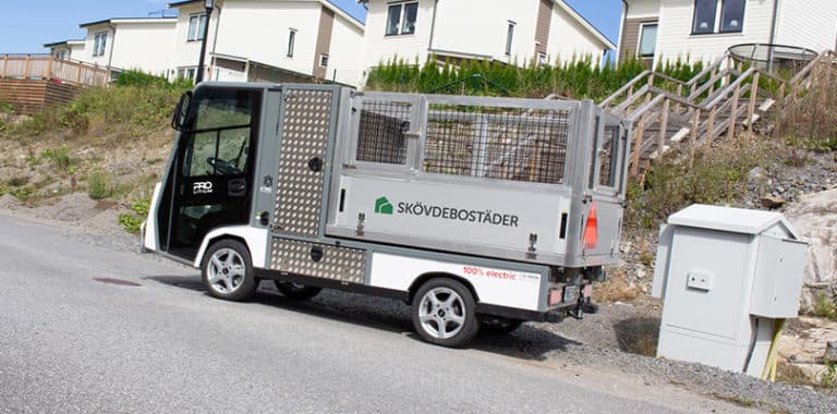 Skövdebostäder beställer 5 st eldrivna arbetsfordon