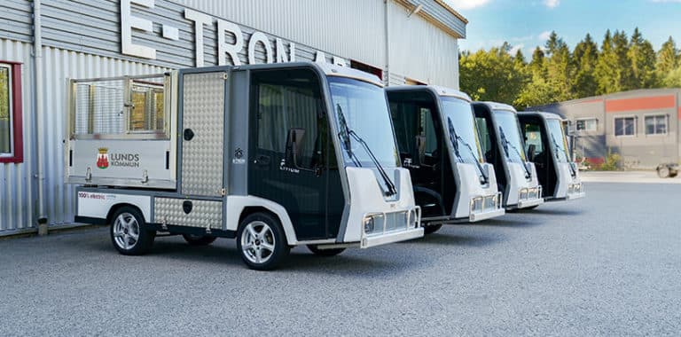 E-TRON AB vinner Lunds Kommuns upphandling om inköp av fem eldrivna arbetsfordon