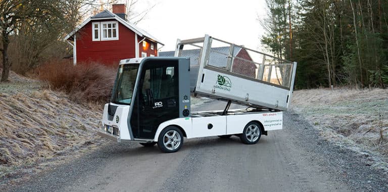 Grön Stad satsar på PRO Litium 3800 eldrivna arbetsfordon