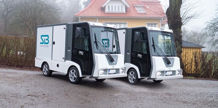 Svenska Bostäder utökar med två eldrivna PRO Litium 3800 VAN