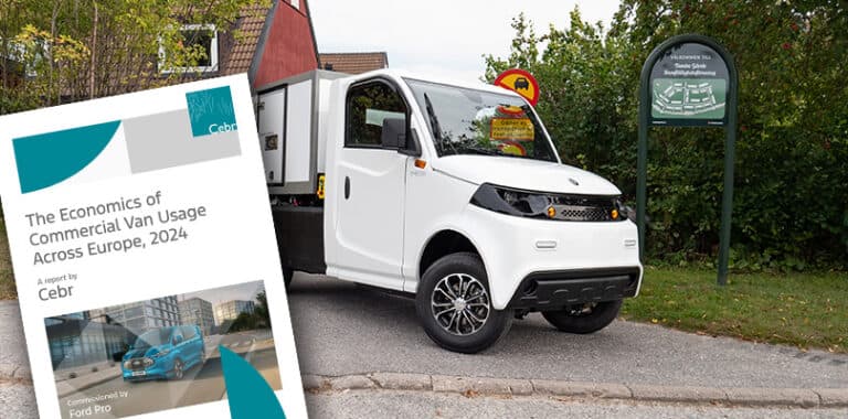 Eldrivna transportfordon lönar sig snabbare än väntat för företag