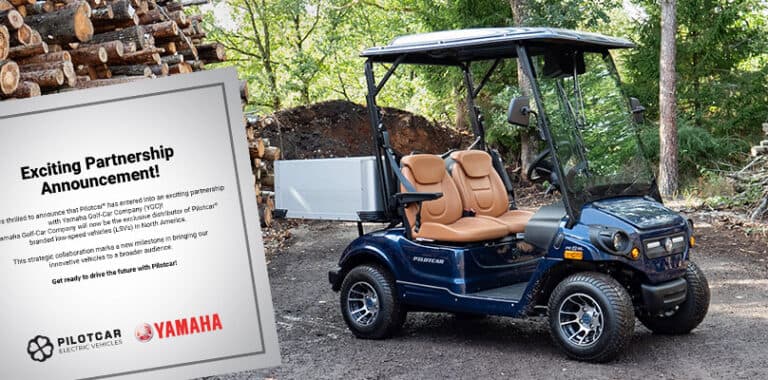 Yamaha blir exklusiv distributör för Pilotcars eldrivna fordon i Nordamerika