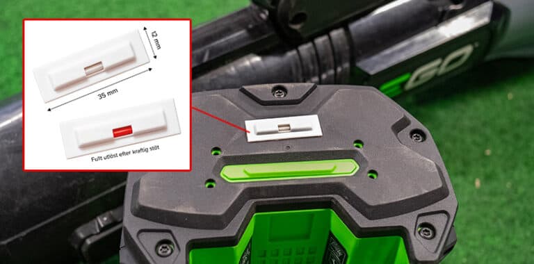 Ny säkerhetslösning varnar när batteridrivna verktyg kan utgöra brandrisk