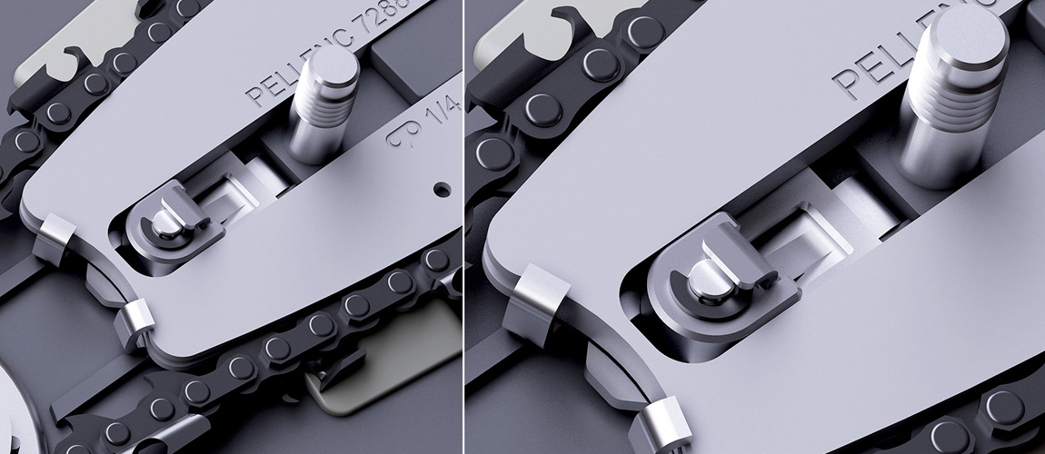 Pellenc automatisk kedjespännare