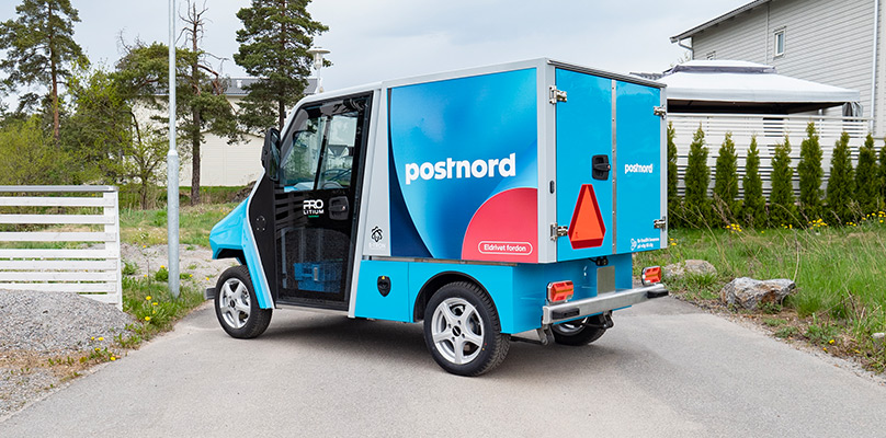 PostNord elfordon PRO Litium Carrier XL