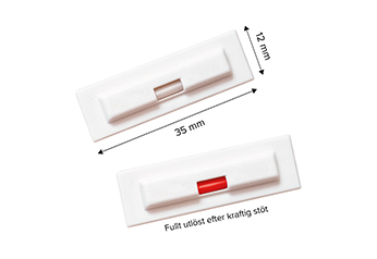 Batteri stötindikator