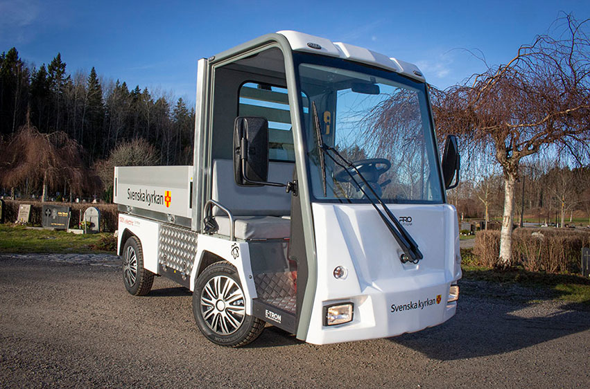 Eldrivet arbetsfordon för kyrkogårdar - PRO Litium Work Truck