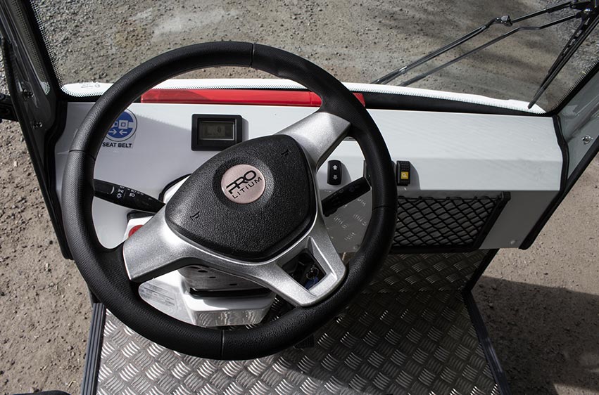 Hytt PRO Litium Work Truck eldrivet arbetsfordon