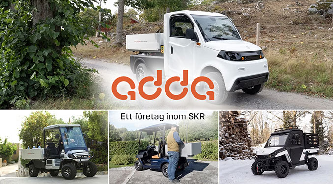 Eldrivna arbetsfordon Adda