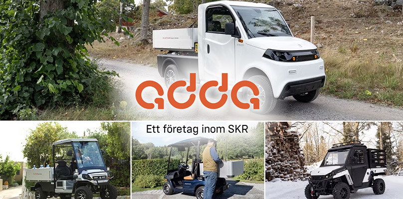 Elektriska arbetsfordon Adda inköpscentral